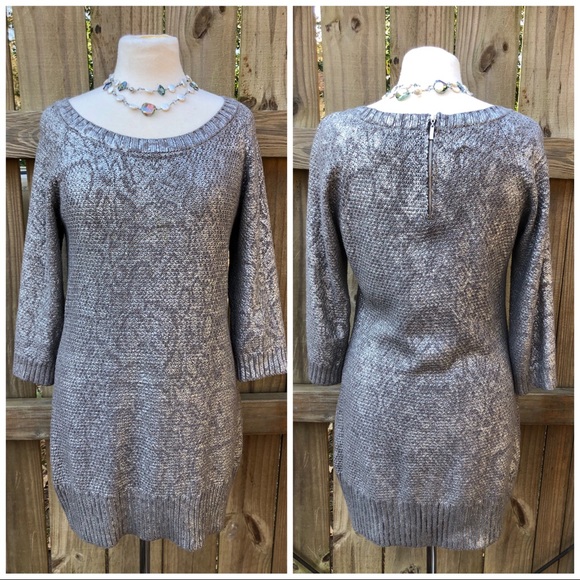 INC International Concepts Dresses & Skirts - 🔹FINAL SALE🔹Inc. Metallic Sweater Dress